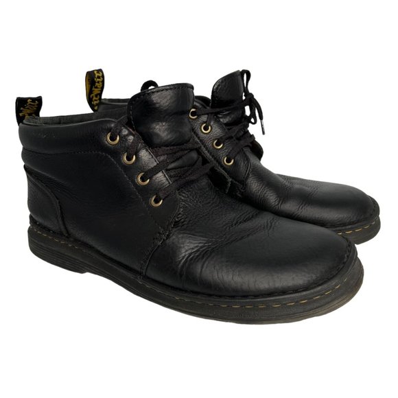 Dr Martens Doc Martens LEA GRIZZLY Mens 12 Chukka Boots Black Pebbled Leather main image 4